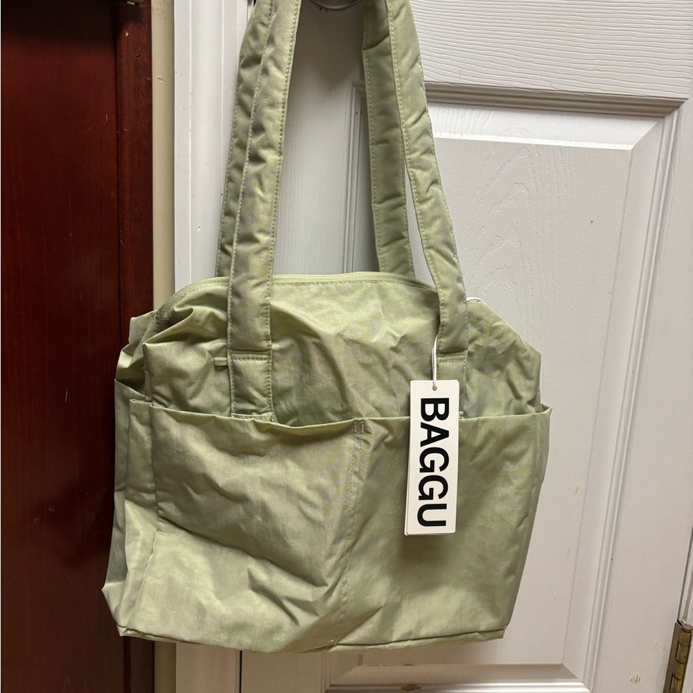 Baggu Sage Green Tote Bag